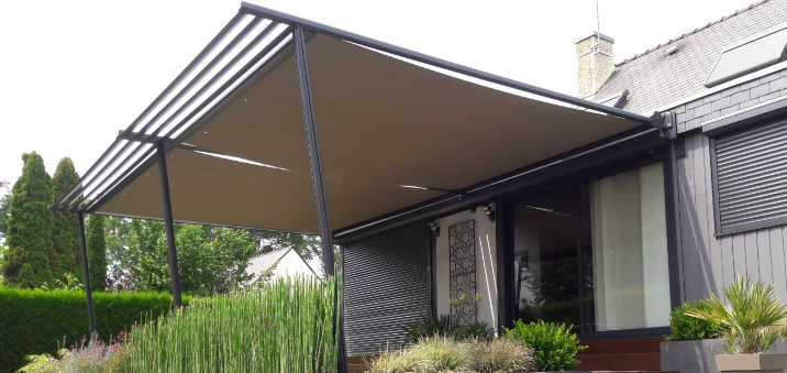 Pergola toile DS Menuiserie