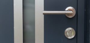 Porte entrée ALU détail poignet