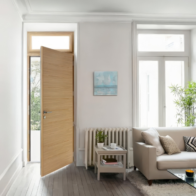 Porte entrée bois