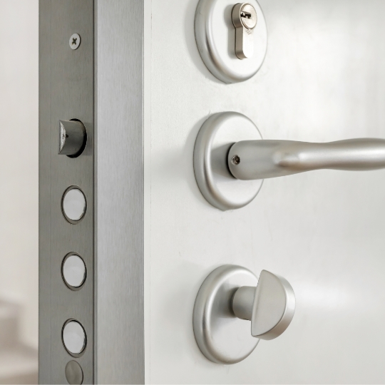 porte blindée zoom serrure
