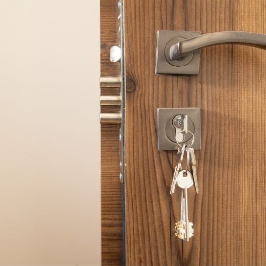 Serrure porte bois